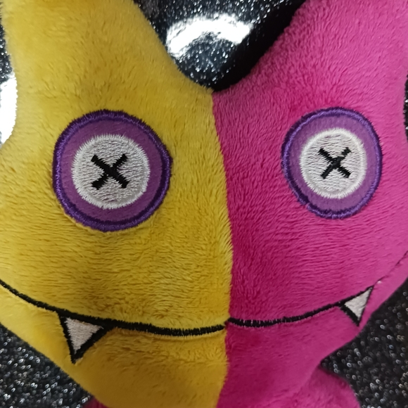 Fuglies Pink & Yellow Monster Plushi. - Picture 2 of 5